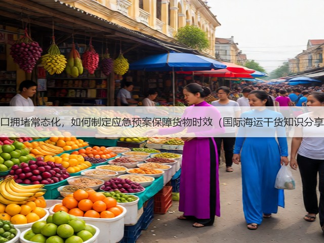 港口拥堵常态化，如何制定应急预案保障货物时效（国际海运干货知识分享）(图3)