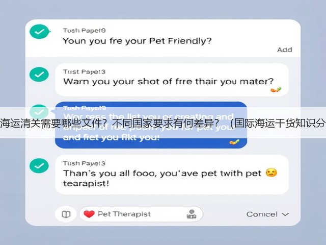 国际海运清关需要哪些文件?不同国家要求有何差异?(国际海运干货知识分享)(图1) 国际海运清关需要哪些文件?不同国家要求有何差异?(国际海运干货知识分享)(图1)