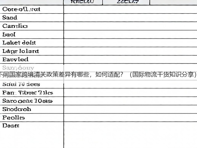 不同国家跨境清关政策差异有哪些，如何适配？（国际物流干货知识分享）(图3)