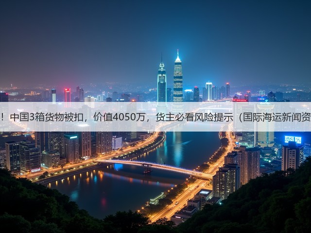 突发！中国3箱货物被扣，价值4050万，货主必看风险提示（国际海运新闻资讯）(图2)