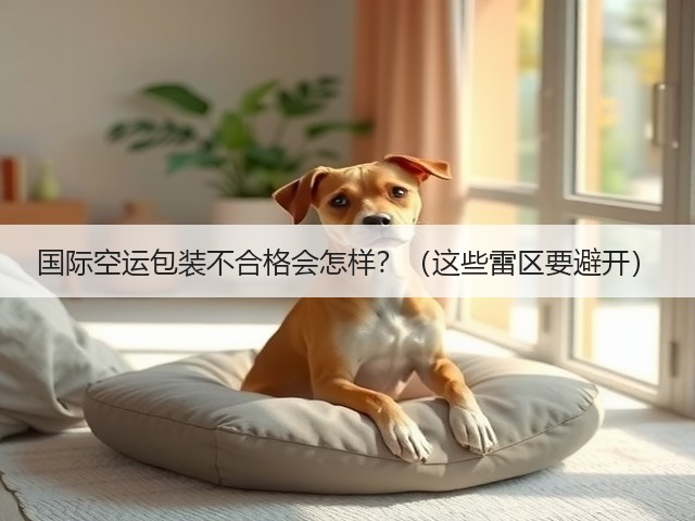 国际空运包装不合格会怎样?(这些雷区要避开)(图1) 国际空运包装不合格会怎样?(这些雷区要避开)(图1)
