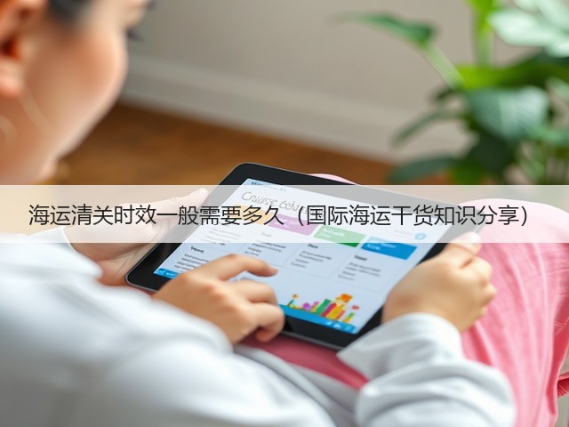 海运清关时效一般需要多久（国际海运干货知识分享）(图1)