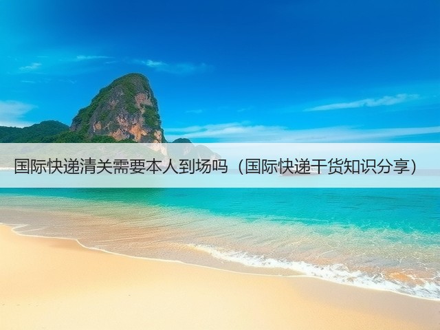 国际快递清关需要本人到场吗（国际快递干货知识分享）(图3)