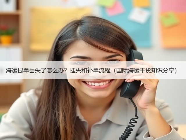 海运提单丢失了怎么办?挂失和补单流程(国际海运干货知识分享)(图3) 海运提单丢失了怎么办?挂失和补单流程(国际海运干货知识分享)(图3)