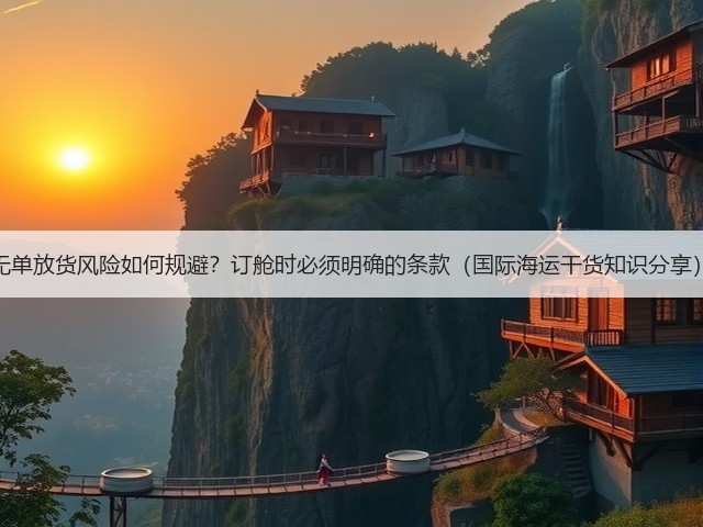无单放货风险如何规避?订舱时必须明确的条款(国际海运干货知识分享)(图3) 无单放货风险如何规避?订舱时必须明确的条款(国际海运干货知识分享)(图3)