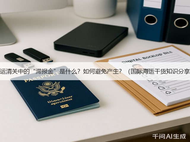 海运清关中的“滞报金”是什么？如何避免产生？（国际海运干货知识分享）(图1)