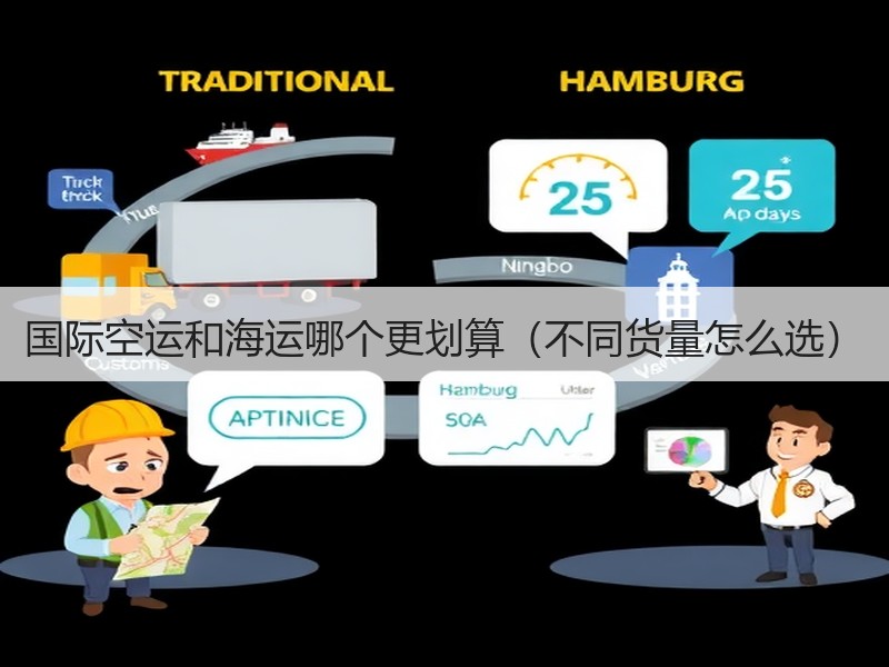 国际空运和海运哪个更划算（不同货量怎么选）