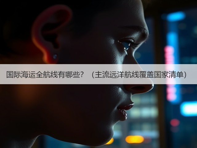 国际海运全航线有哪些?(主流远洋航线覆盖国家清单)(图3) 国际海运全航线有哪些?(主流远洋航线覆盖国家清单)(图3)
