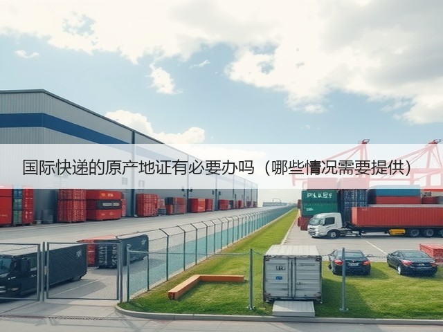 国际快递的原产地证有必要办吗(哪些情况需要提供)(图3) 国际快递的原产地证有必要办吗(哪些情况需要提供)(图3)