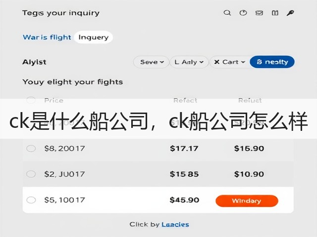 ck是什么船公司，ck船公司怎么样(图2)