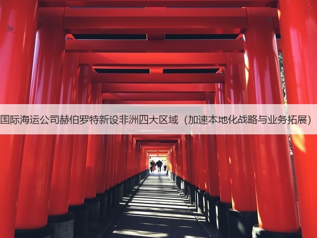 国际海运公司赫伯罗特新设非洲四大区域（加速本地化战略与业务拓展）(图3)