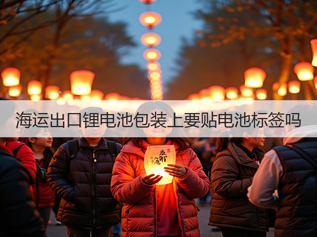 海运出口锂电池包装上要贴电池标签吗(图1)