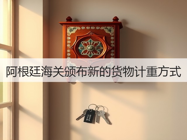 阿根廷海关颁布新的货物计重方式(图3)