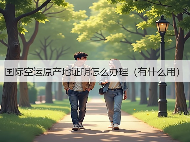 国际空运原产地证明怎么办理(有什么用)(图1) 国际空运原产地证明怎么办理(有什么用)(图1)