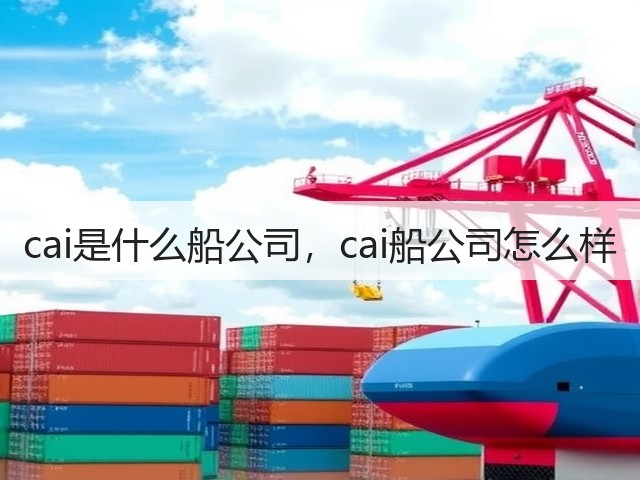 cai是什么船公司，cai船公司怎么样(图2)