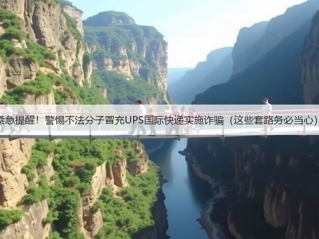 紧急提醒!警惕不法分子冒充UPS国际快递实施诈骗(这些套路务必当心)(图1) 紧急提醒!警惕不法分子冒充UPS国际快递实施诈骗(这些套路务必当心)(图1)