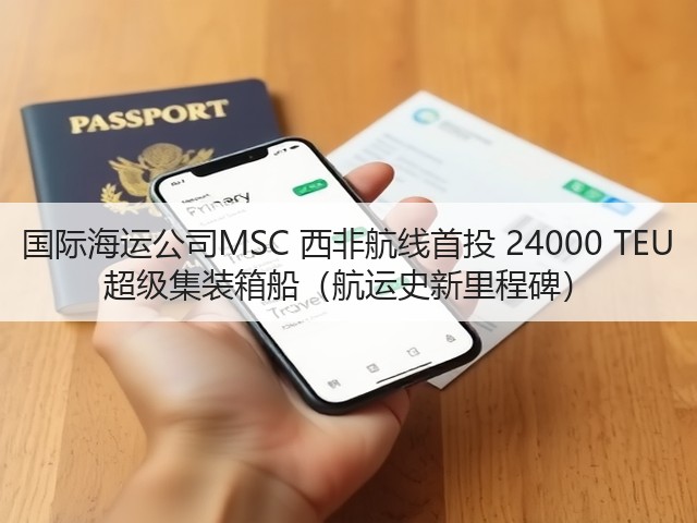 国际海运公司MSC 西非航线首投 24000 TEU 超级集装箱船（航运史新里程碑）(图1)