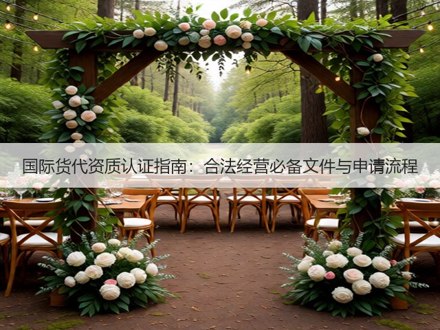 国际货代资质认证指南：合法经营必备文件与申请流程(图3)