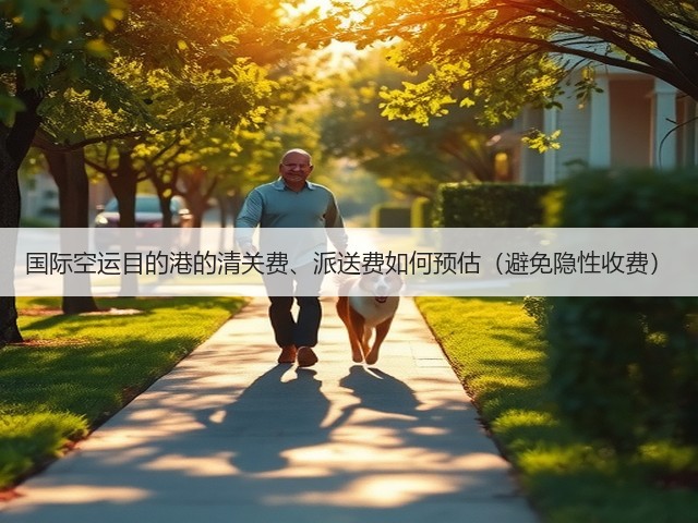 国际空运目的港的清关费、派送费如何预估(避免隐性收费)(图1) 国际空运目的港的清关费、派送费如何预估(避免隐性收费)(图1)