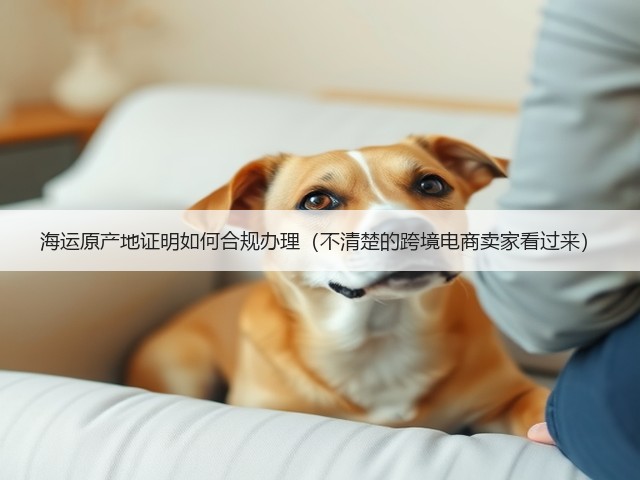 海运原产地证明如何合规办理(不清楚的跨境电商卖家看过来)(图1) 海运原产地证明如何合规办理(不清楚的跨境电商卖家看过来)(图1)