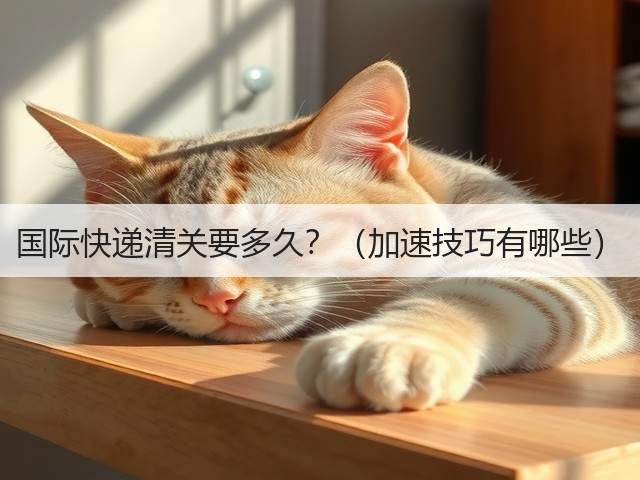 国际快递清关要多久？（加速技巧有哪些）(图3)