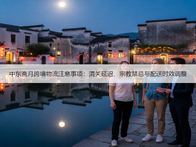 中东斋月跨境物流注意事项:清关延迟、宗教禁忌与配送时效调整(图3) 中东斋月跨境物流注意事项:清关延迟、宗教禁忌与配送时效调整(图3)