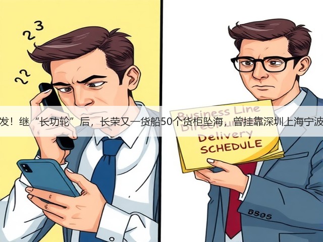 突发！继“长功轮”后，长荣又一货船50个货柜坠海，曾挂靠深圳上海宁波！(图1)