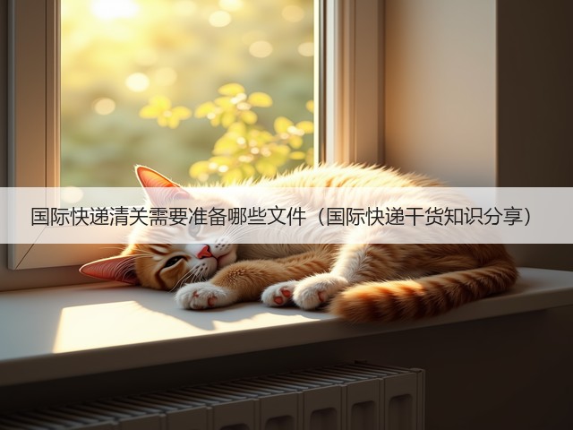 国际快递清关需要准备哪些文件(国际快递干货知识分享)(图3) 国际快递清关需要准备哪些文件(国际快递干货知识分享)(图3)
