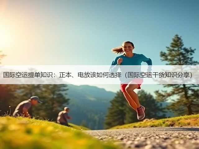 国际空运提单知识：正本、电放该如何选择（国际空运干货知识分享）(图1)