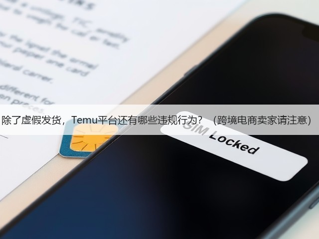 除了虚假发货，Temu平台还有哪些违规行为？（跨境电商卖家请注意）(图3)