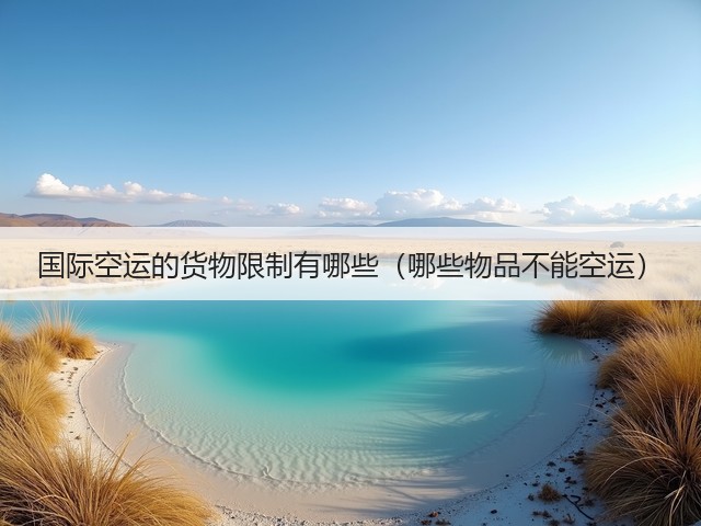 国际空运的货物限制有哪些(哪些物品不能空运)(图3) 国际空运的货物限制有哪些(哪些物品不能空运)(图3)