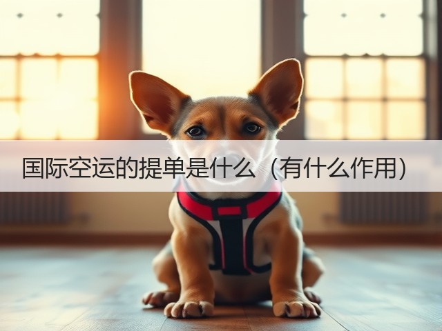 国际空运的提单是什么(有什么作用)(图2) 国际空运的提单是什么(有什么作用)(图2)