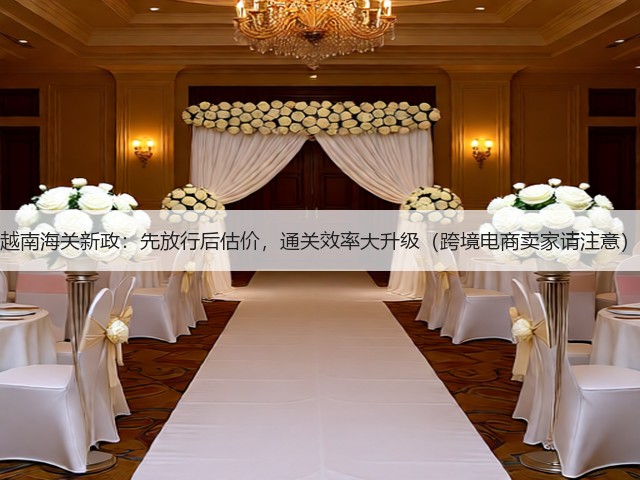 越南海关新政：先放行后估价，通关效率大升级（跨境电商卖家请注意）(图3)