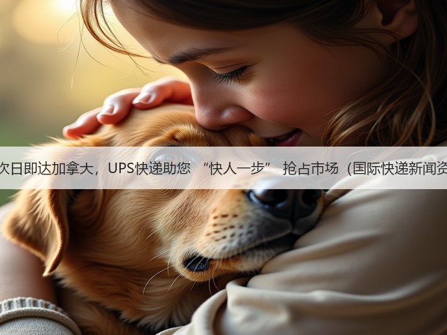 最快次日即达加拿大，UPS快递助您 “快人一步” 抢占市场（国际快递新闻资讯）(图1)