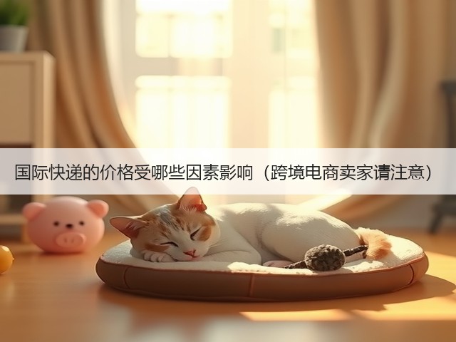 国际快递的价格受哪些因素影响（跨境电商卖家请注意）(图1)