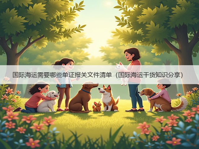 国际海运需要哪些单证报关文件清单（国际海运干货知识分享）(图2)