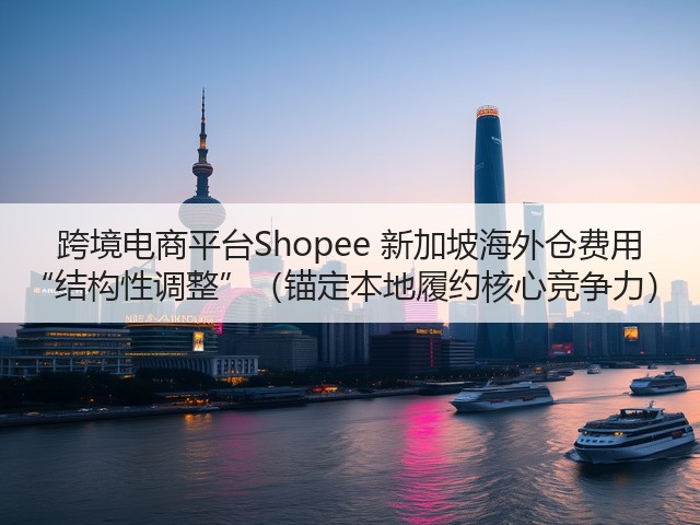 跨境电商平台Shopee 新加坡海外仓费用 “结构性调整”（锚定本地履约核心竞争力）(图2)