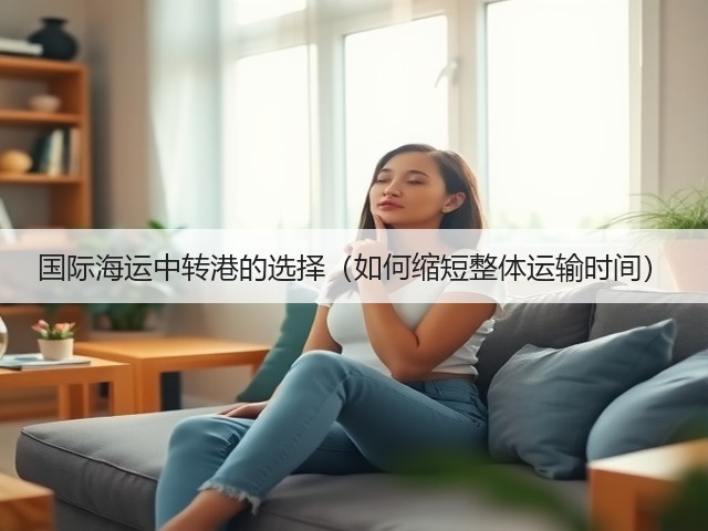 国际海运中转港的选择（如何缩短整体运输时间）(图1)