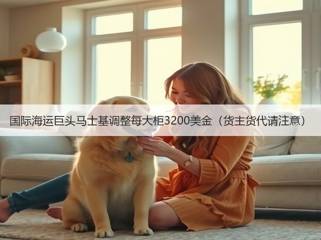 国际海运巨头马士基调整每大柜3200美金(货主货代请注意)(图1) 国际海运巨头马士基调整每大柜3200美金(货主货代请注意)(图1)
