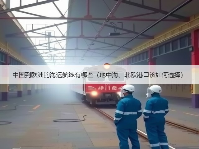 中国到欧洲的海运航线有哪些（地中海、北欧港口该如何选择）(图2)