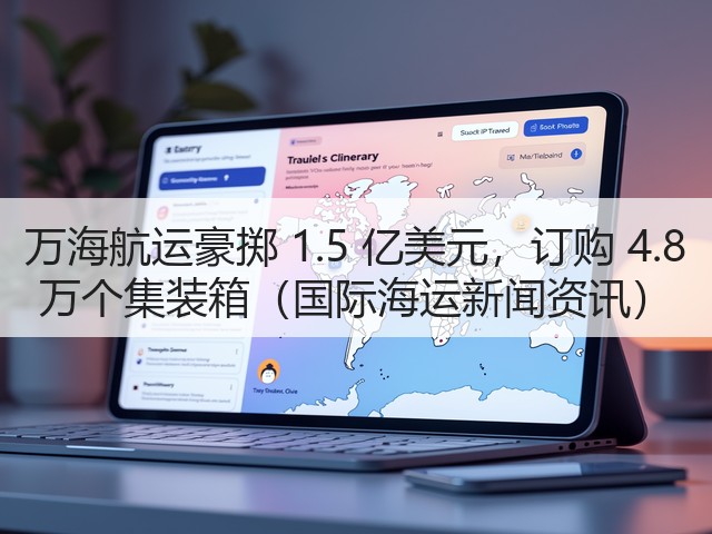 万海航运豪掷 1.5 亿美元，订购 4.8 万个集装箱（国际海运新闻资讯）(图1)