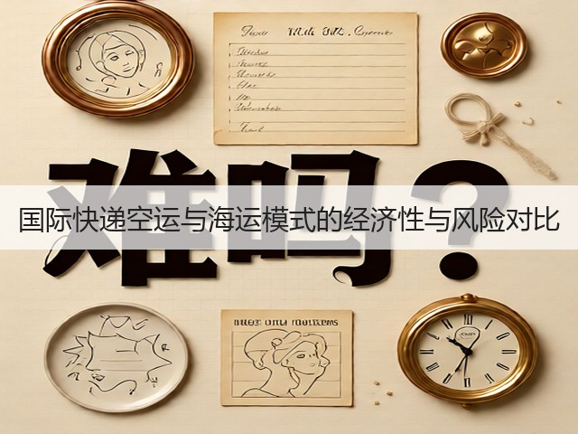 国际快递空运与海运模式的经济性与风险对比(图1) 国际快递空运与海运模式的经济性与风险对比(图1)