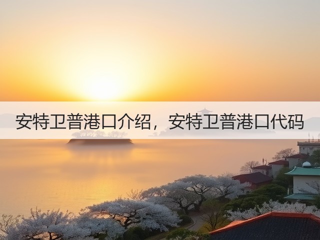 安特卫普港口介绍,安特卫普港口代码(图1) 安特卫普港口介绍,安特卫普港口代码(图1)