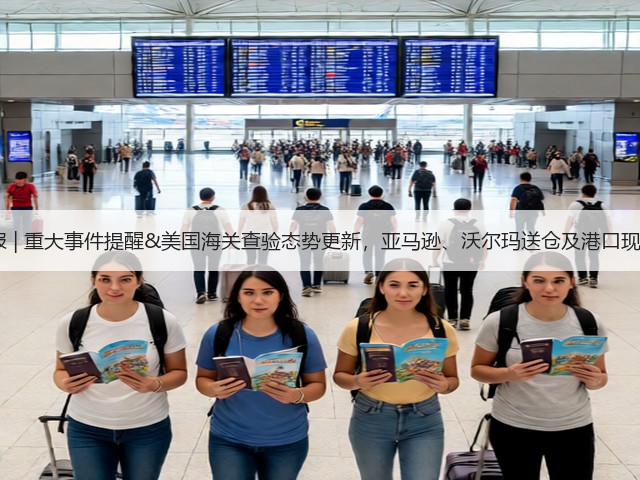 6.4周报 | 重大事件提醒&美国海关查验态势更新，亚马逊、沃尔玛送仓及港口现状一览(图1)