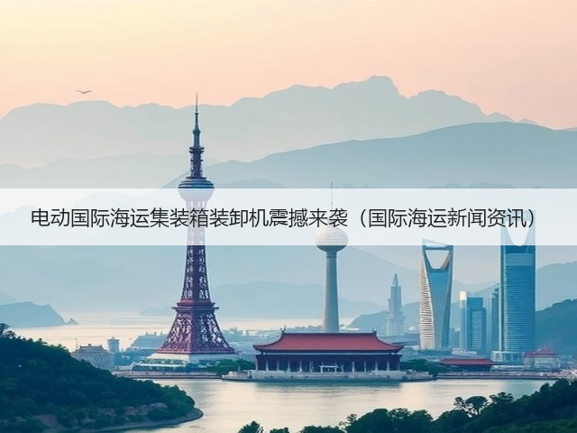 电动国际海运集装箱装卸机震撼来袭（国际海运新闻资讯）(图3)