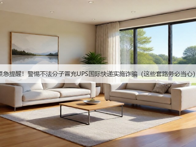 紧急提醒!警惕不法分子冒充UPS国际快递实施诈骗(这些套路务必当心)(图3) 紧急提醒!警惕不法分子冒充UPS国际快递实施诈骗(这些套路务必当心)(图3)
