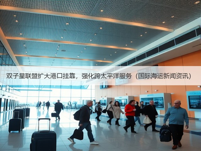 双子星联盟扩大港口挂靠，强化跨太平洋服务（国际海运新闻资讯）(图1)