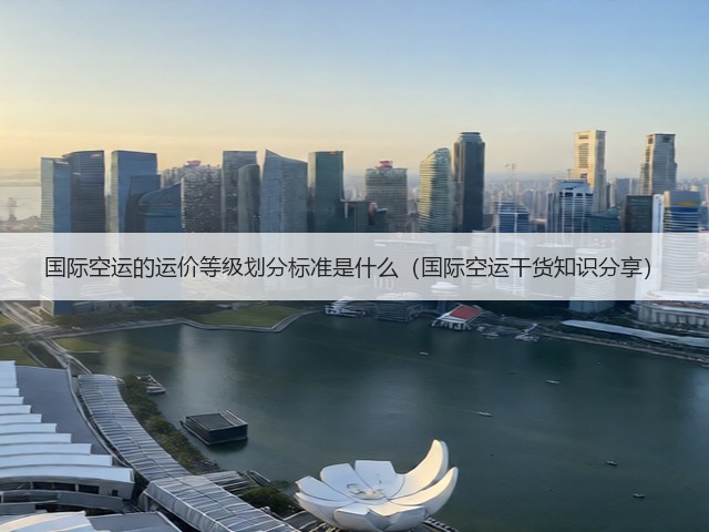 国际空运的运价等级划分标准是什么(国际空运干货知识分享)(图3) 国际空运的运价等级划分标准是什么(国际空运干货知识分享)(图3)