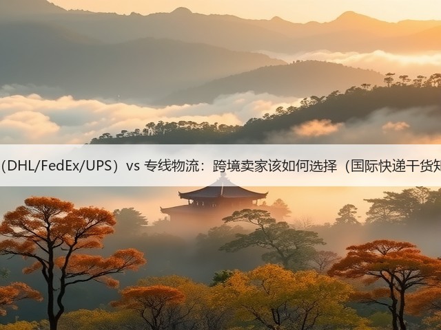 国际快递(DHL/FedEx/UPS)vs 专线物流:跨境卖家该如何选择(国际快递干货知识分享)(图3) 国际快递(DHL/FedEx/UPS)vs 专线物流:跨境卖家该如何选择(国际快递干货知识分享)(图3)