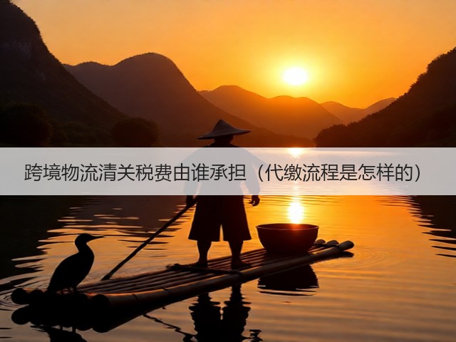 跨境物流清关税费由谁承担（代缴流程是怎样的）(图3)
